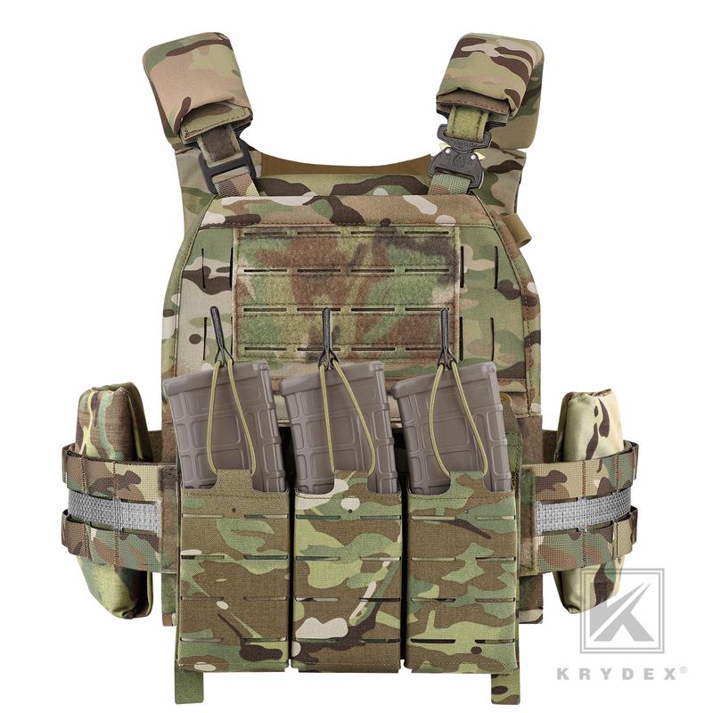 Krydex Tactical KTAR Front Flap 5.56 Triple Pouch for Tactical Vest Plate Carrier