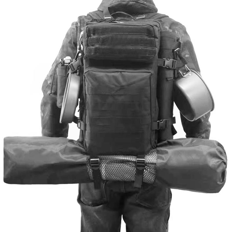 45L Tactical Sports Backpack, Molle Army Assault Pack, 3 Day Assault Pack, Hiking Backpack, Durable Outdoor Equipment Backpack for Camping, Survival, Ultimate Travel Backpack