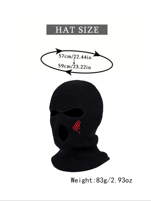 Unisex Balaclava Hat, Sporty Breathable Hat, Outdoor Ski Hat for Men & Women, Fashion Accessories for Daily Wear