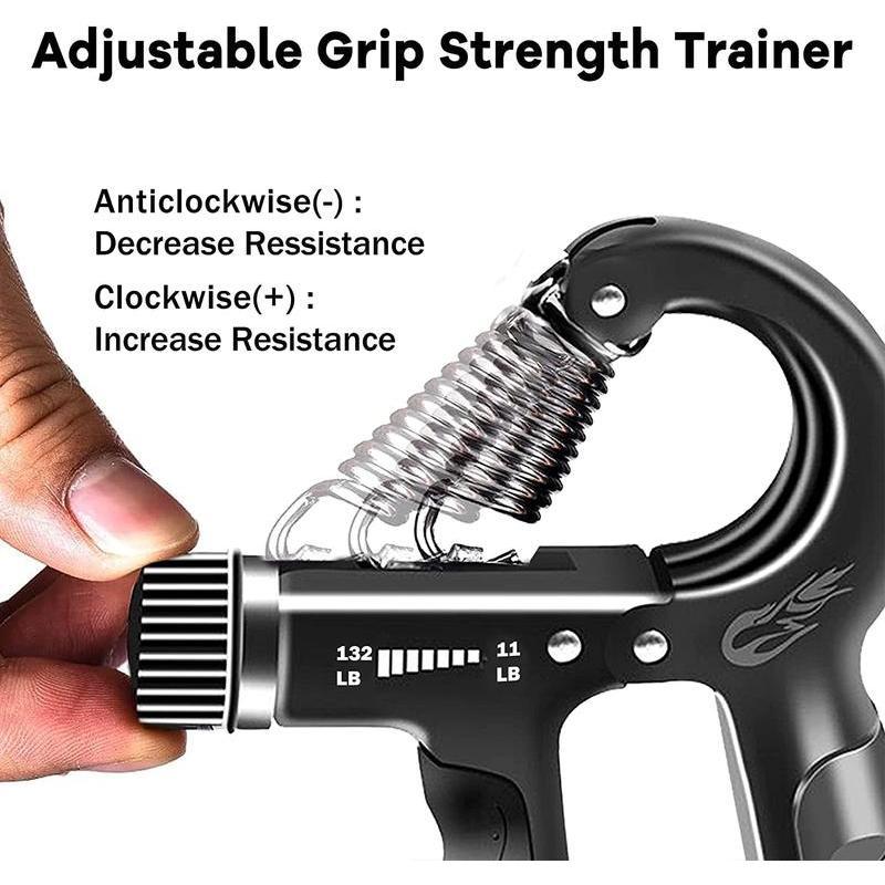 Grip Strengthener Forearm Strengthener Hand Grips Strengthener Kit - 5 Pack Adjustable Resistance