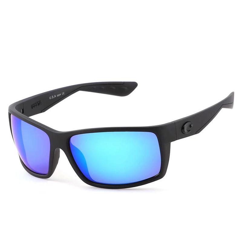 Costa Del Mar Men's Rinconcito Rectangular Polarized Sunglasses, Outdoor Sports Cycling Glasses