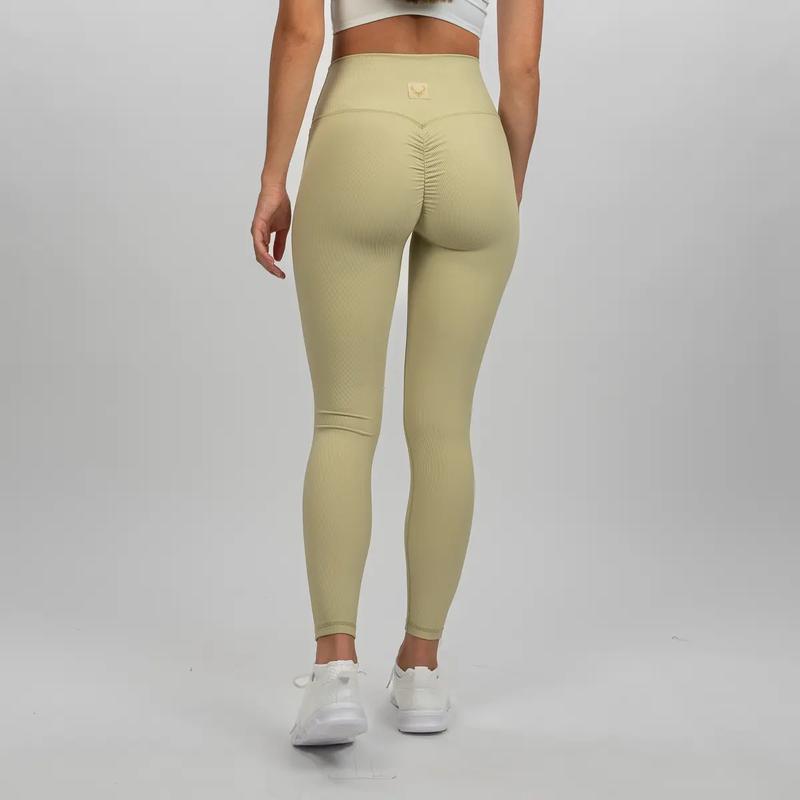 Bucked Up - Ribbed Scrunch Leggings Athletic Active Wear