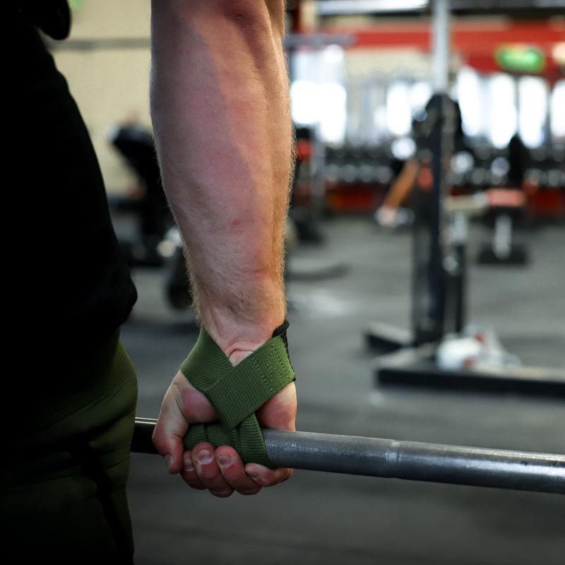 Lifting Straps | Premium Padded Weightlifting Straps - Black Red