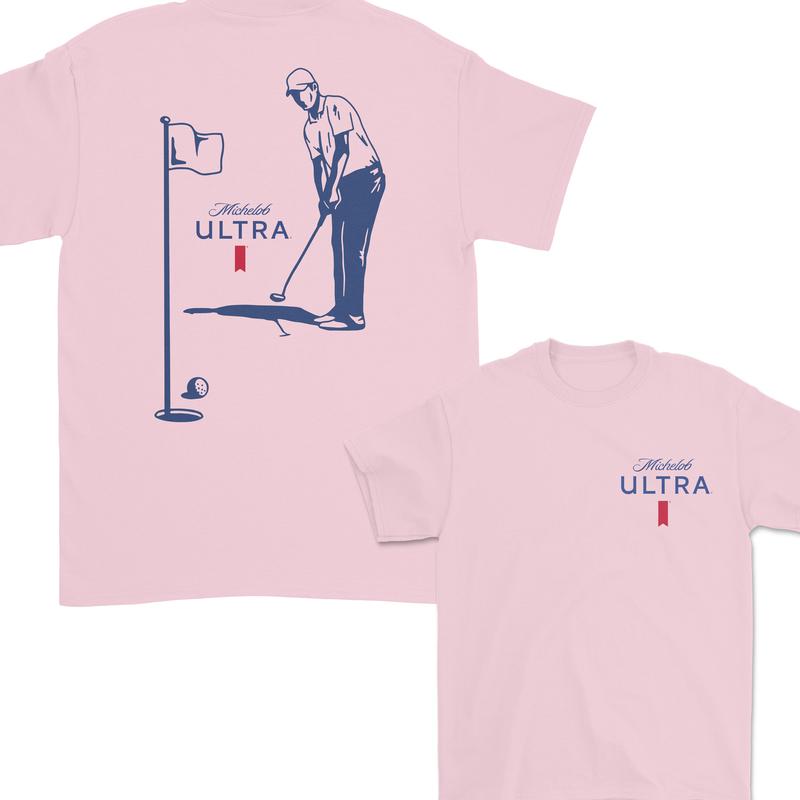 Michelob Ultra Golfing T-Shirt, 2 Side T-Shirt For Men, Gift For Men