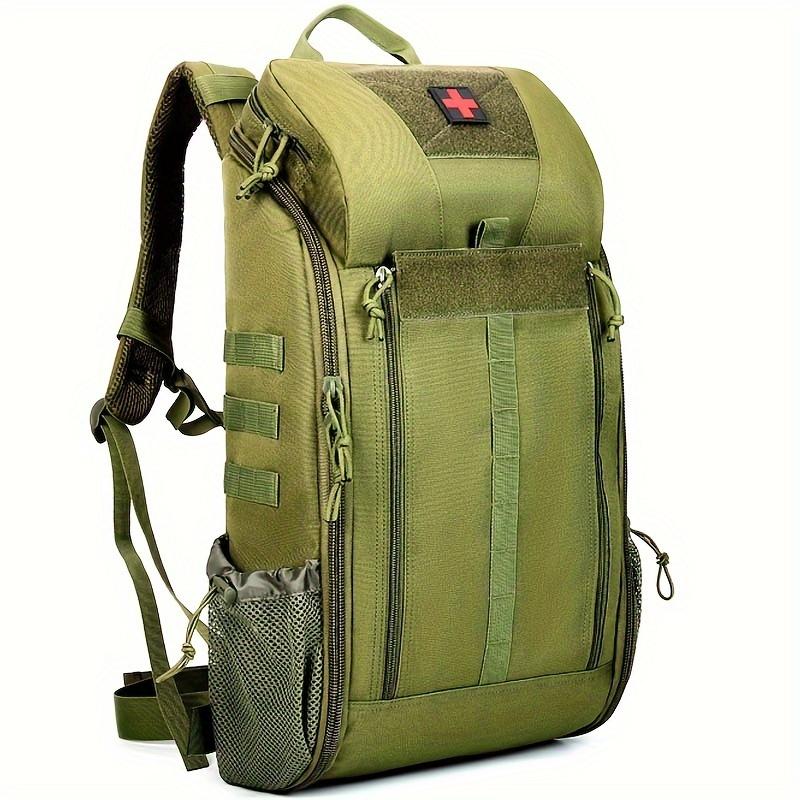 Large Capacity Outdoor Medical Backpack - Tactical Backpacks for Camping and Mountain Emergencies with Multi-Functional Storage and Organization - Durable and Water-Resistant Design for First Aid and Survival Kits