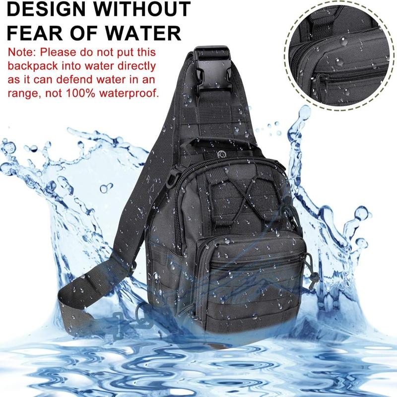 Sports Chest Bag, 1 Count Camouflage Outdoor Tactical Crossbody Bag, Sports Storage Bag for Running & Cycling & Hiking