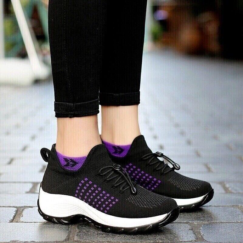 Women Ortho Stretch Cushion Sneakers Orthopedic Diabetic Running Walking Shoes