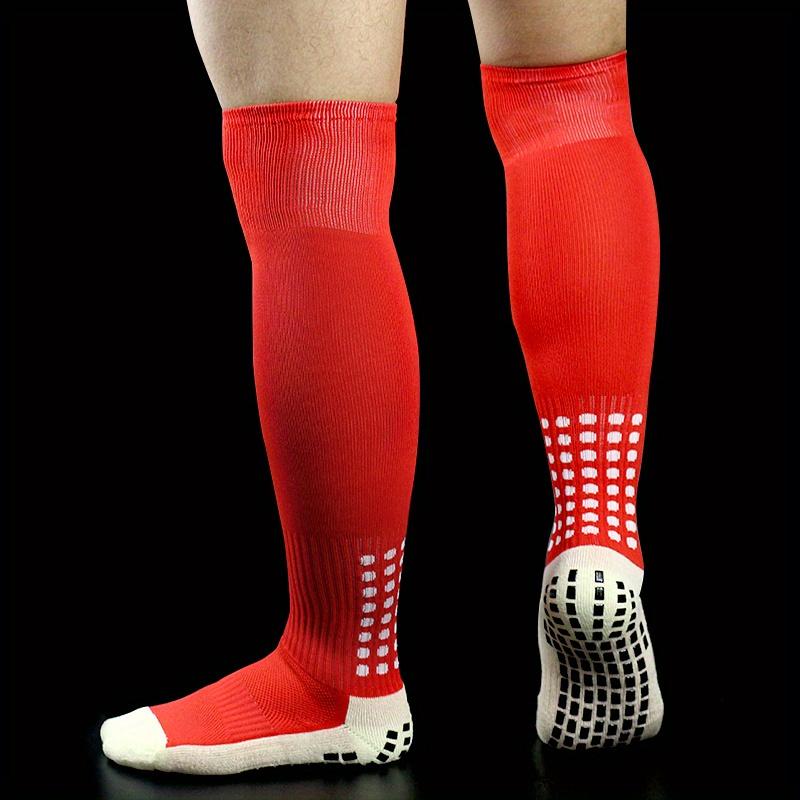 Thickened Plaid Knee High Soccer Socks for Men and Women - Superior Sweat Absorption, Non-Slip, Breathable, Comfortable Fit - Ideal for Football, Basketball, Running, and Outdoor Sports