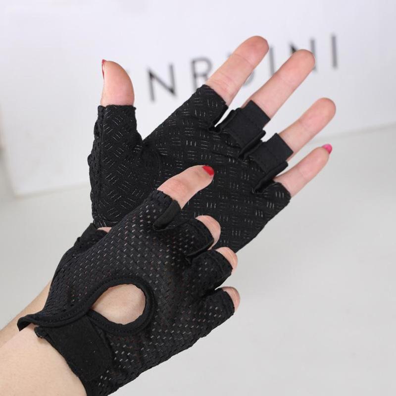 Bicycle Half Finger Gloves, 1 Pair Non-slip Breathable Shockproof Gloves, Sports Gloves for Cycling, Outdoor Sports, Cycling Accessories