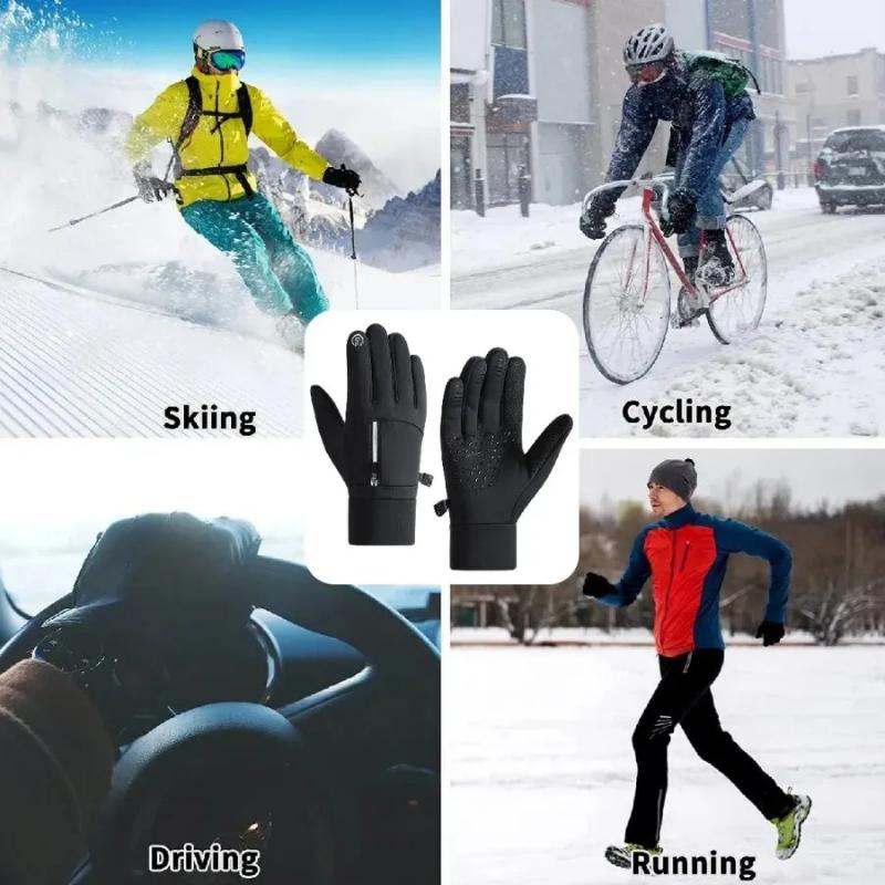 Touch Screen Winter Sports Gloves Winter Gloves Waterproof Thermal Sport Glove for Men Women for Running Cycling Driving Ski Hiking Warm Glove for Work