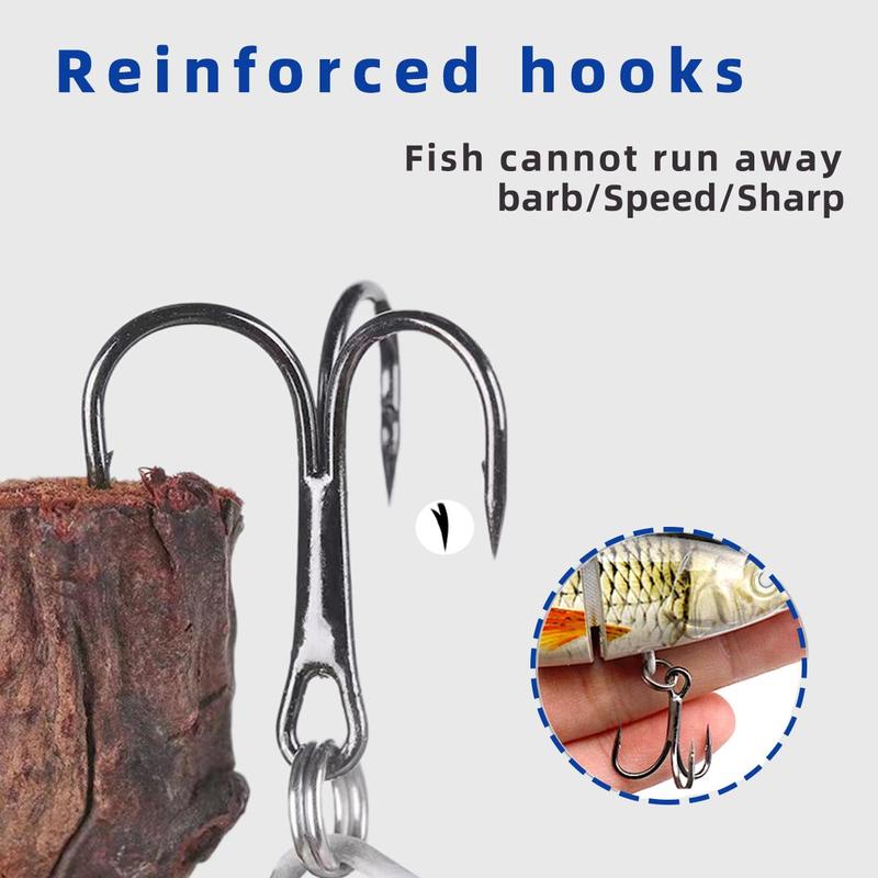 14cm Artificial Luress, 3 Counts set Simulated Knotted Fishing Lures with Hooks, Fishing Accessories for Fishing Enthusiasts, Outdoor Fishing Accessories, Fishing Equipment