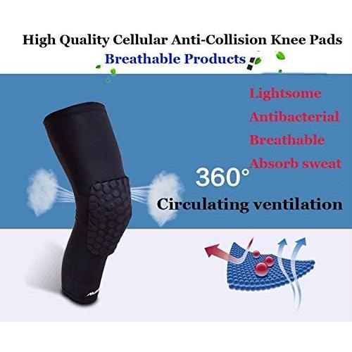 Breathable Basketball Shooting Sport Safety Kneepad Honeycomb Pad Bumper Brace Kneelet Protective Knee pads