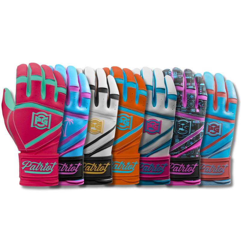 Patriot | Batting Gloves 360* Pro | Full wrap Pro style batting gloves.