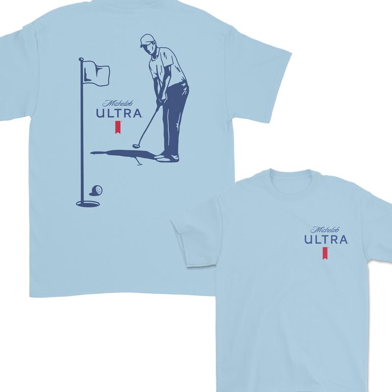 Michelob Ultra Golfing T-Shirt, 2 Side T-Shirt For Men, Gift For Men