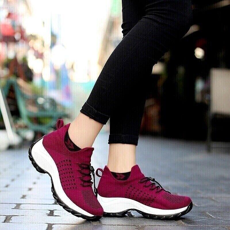 Women Ortho Stretch Cushion Sneakers Orthopedic Diabetic Running Walking Shoes