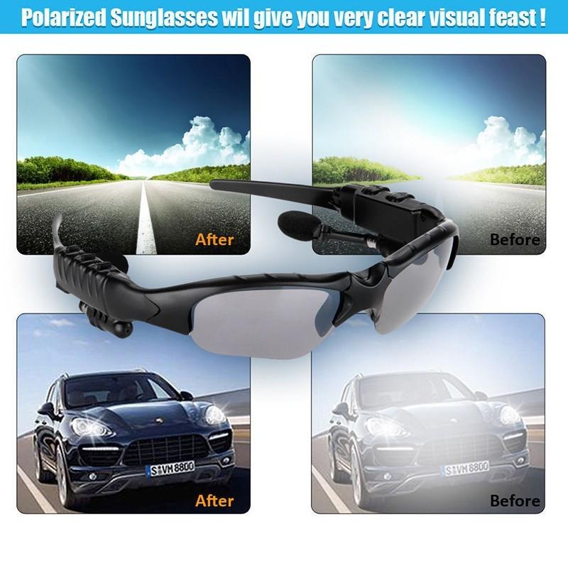 5.0 Bluetooth Glasses for Sports and Outdoor Activities with Sun Protection