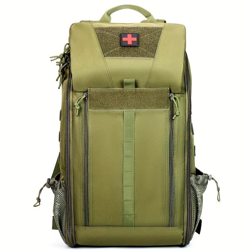 Large Capacity Outdoor Medical Backpack - Tactical Backpacks for Camping and Mountain Emergencies with Multi-Functional Storage and Organization - Durable and Water-Resistant Design for First Aid and Survival Kits