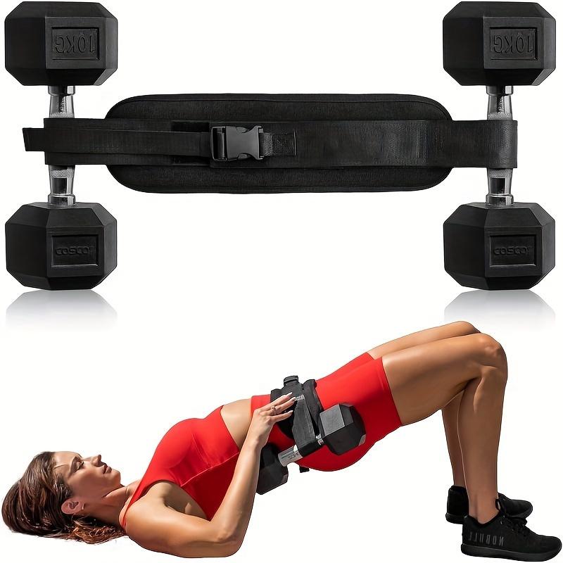 Adjustable Weight Belt, Suitable for Home Exercise, Kettlebell Training and Hip Shaping, with Extra Cushioning and Adjustable Resistance