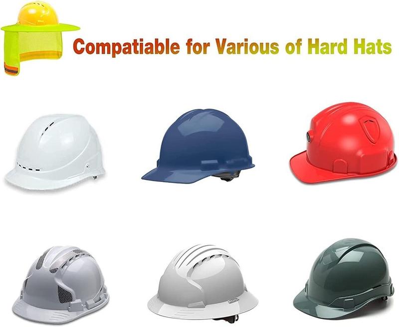 3 Pack Hard Hat Sunshield Upgrade Full Brim Neck Sunshade Cover