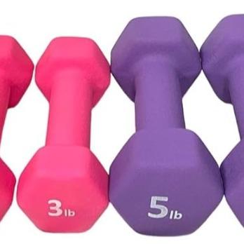 Neoprene Coated Dumbbell Hand Weight Set