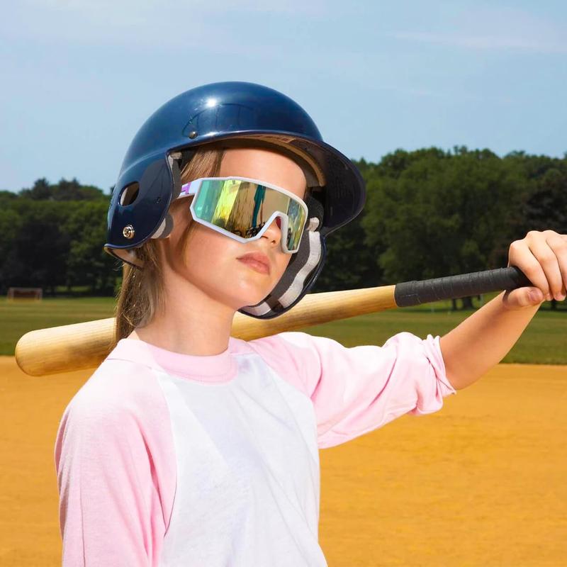 Youth Baseball Sunglasses for Boys Girls Age 8-14 TR90 Frame  Sport Sunglasses for Softball Cycling Baseball Golf