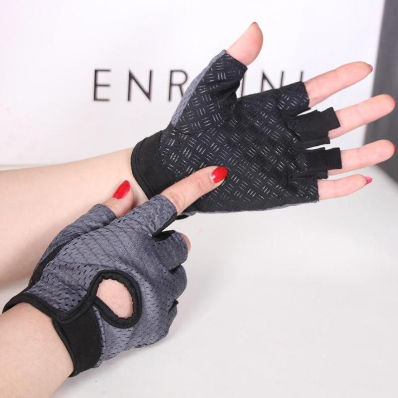 Bicycle Half Finger Gloves, 1 Pair Non-slip Breathable Shockproof Gloves, Sports Gloves for Cycling, Outdoor Sports, Cycling Accessories