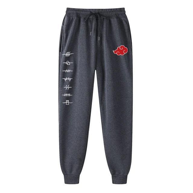 Sports Anime Naruto Icon Printed Sweatpants, Women Men Hip hop Streetwear, Men Sweatpanats Swag Anime Sweatpants, Gift For Fan, Joggers For Manga Fan