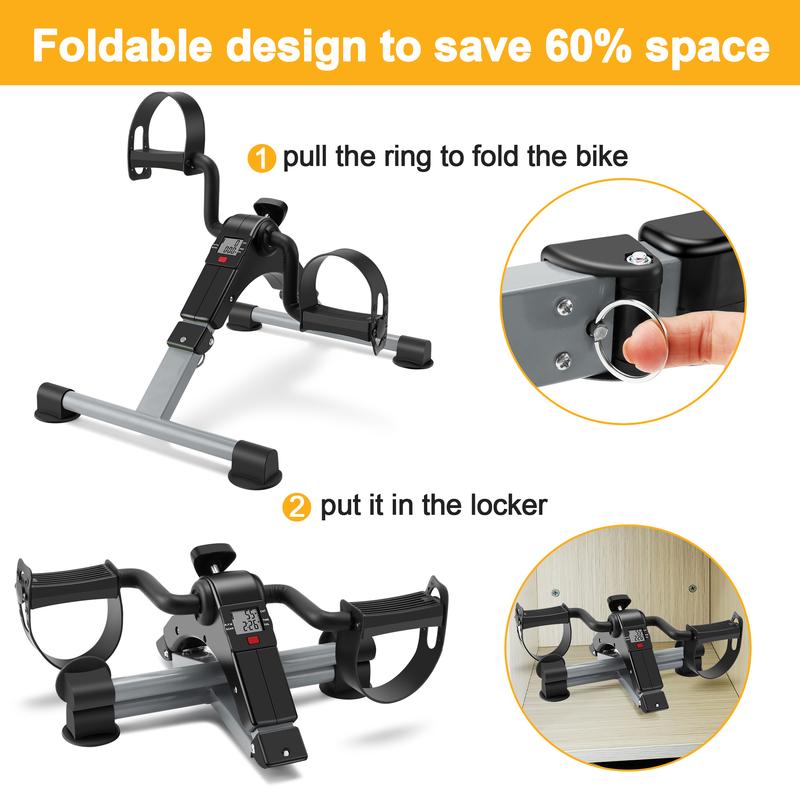 Pedal Exerciser Leg and Arm Cycling Exercise Bike