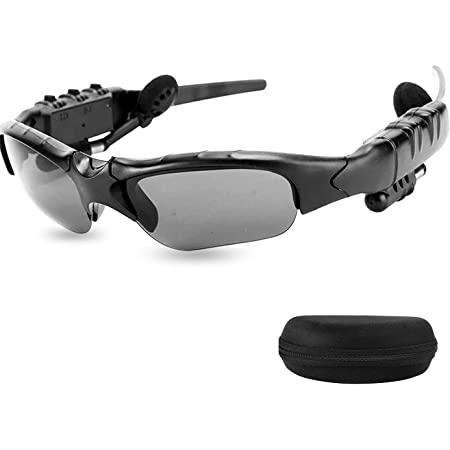 Wireless Bluetooth Sports sunglasses for outdoor, driving and cycling, Bluetooth polarizing sunglasses BT 4.1 built-in speaker stereo 10 meter wireless smart glasses