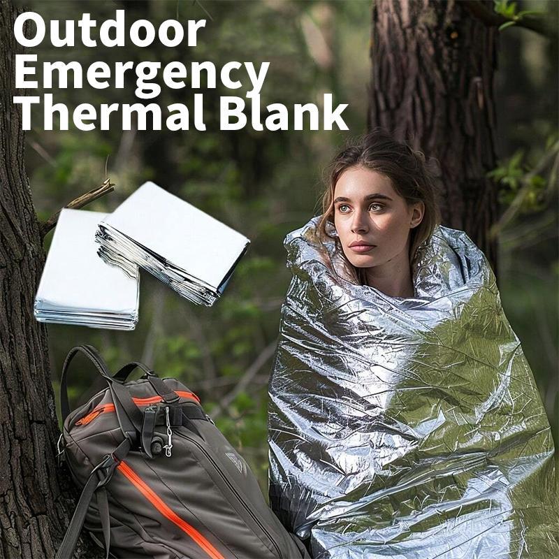 Emergency Thermal Blankets, Waterproof, Heat-reflective, Compact & Durable Weather Emergency Protection (Pack Of 1), Christmas Gift