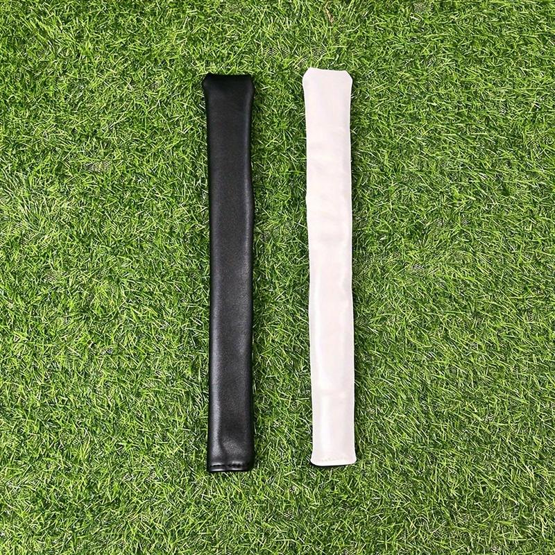 Clover Pattern Golf Pointing Rod Cover, Direction Indicator Rod Cover, PU Leather Positioning Rod Practice Baseball Rod Protective Hat