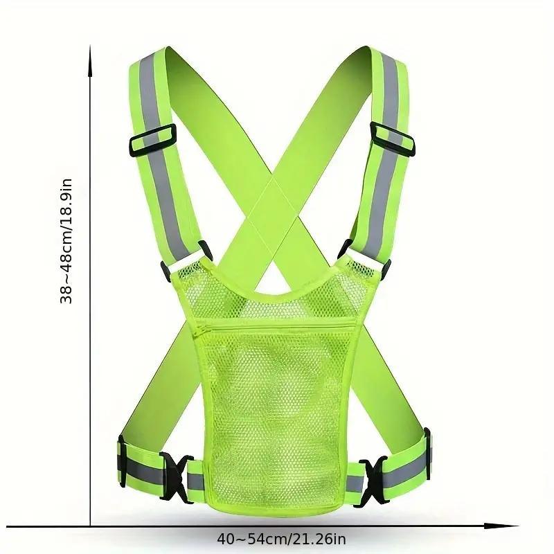 Outdoor Reflective Vest, Adjustable Reflective Belt, Night Running Belt, Cycling Reflective Vest, Outdoor Accessories, Christmas Gift