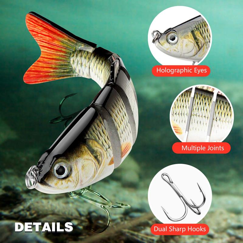 14cm Artificial Luress, 3 Counts set Simulated Knotted Fishing Lures with Hooks, Fishing Accessories for Fishing Enthusiasts, Outdoor Fishing Accessories, Fishing Equipment