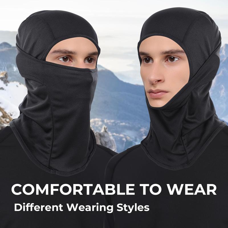 3 count Balaclava Face Mask of Men - Ski Mask, Breathable Elastic Fit &  for Outdoor Activities!