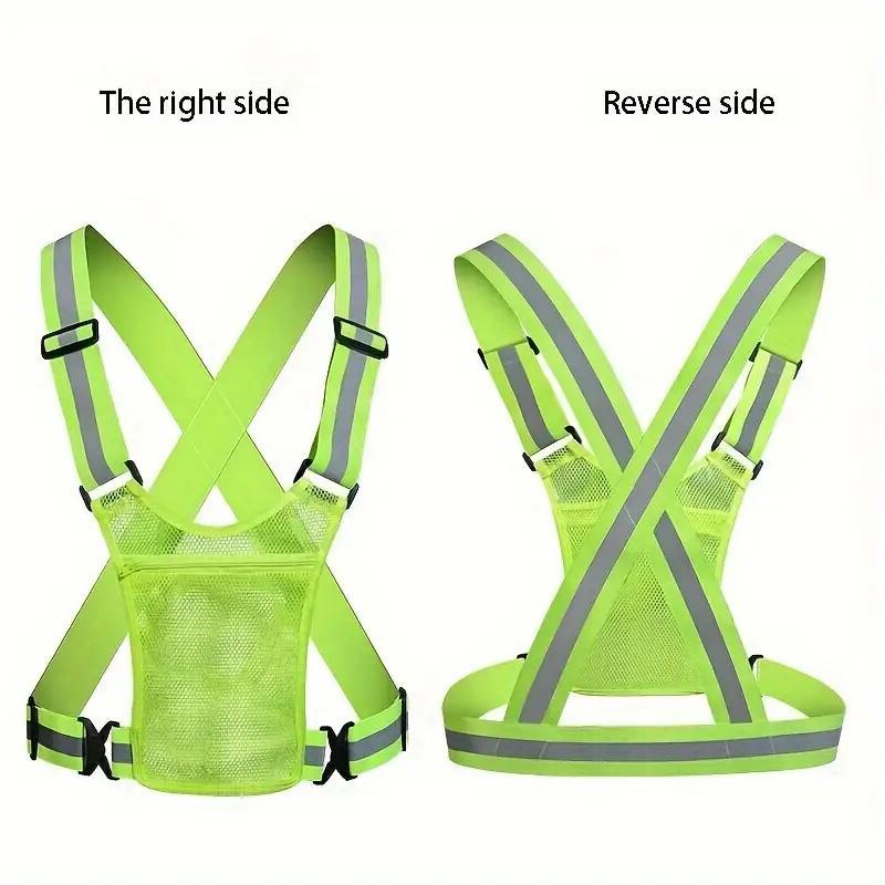 Outdoor Reflective Vest, Adjustable Reflective Belt, Night Running Belt, Cycling Reflective Vest, Outdoor Accessories, Christmas Gift