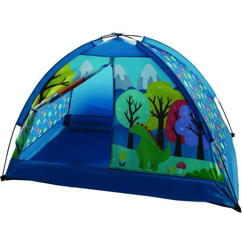 Polyester Indoor Camping Play Tent with Majestic Design Print, 60