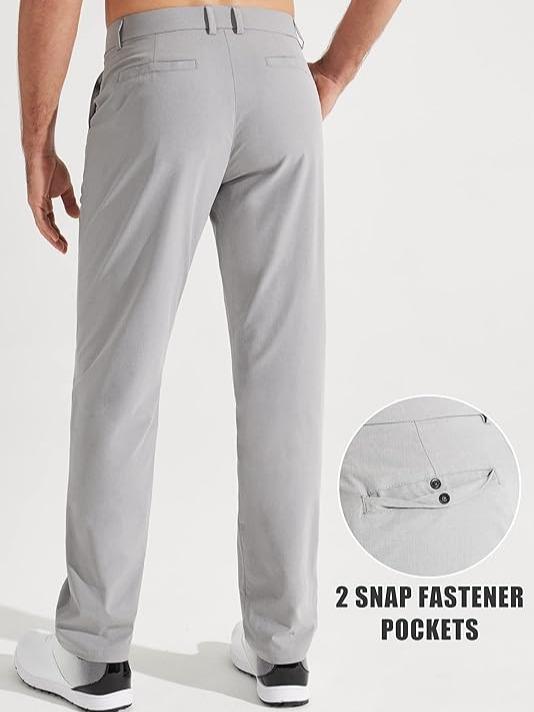 Mens Golf Pants Stretch Work Dress Pants 30