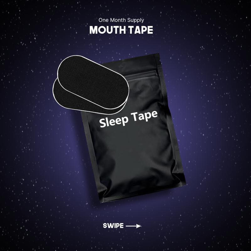 Mouth Tape (30 Pack) Anti Snoring Sleep - one month supply mouth tape, sport accessories, 30 strips tape for sleep