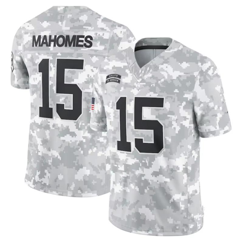 Mens Kansas City Football Jerseys 15 Patrick Mahomes 87 Travis Kelce 10 Pacheco 4 Rice 7 Butker Stitched Football Shirts