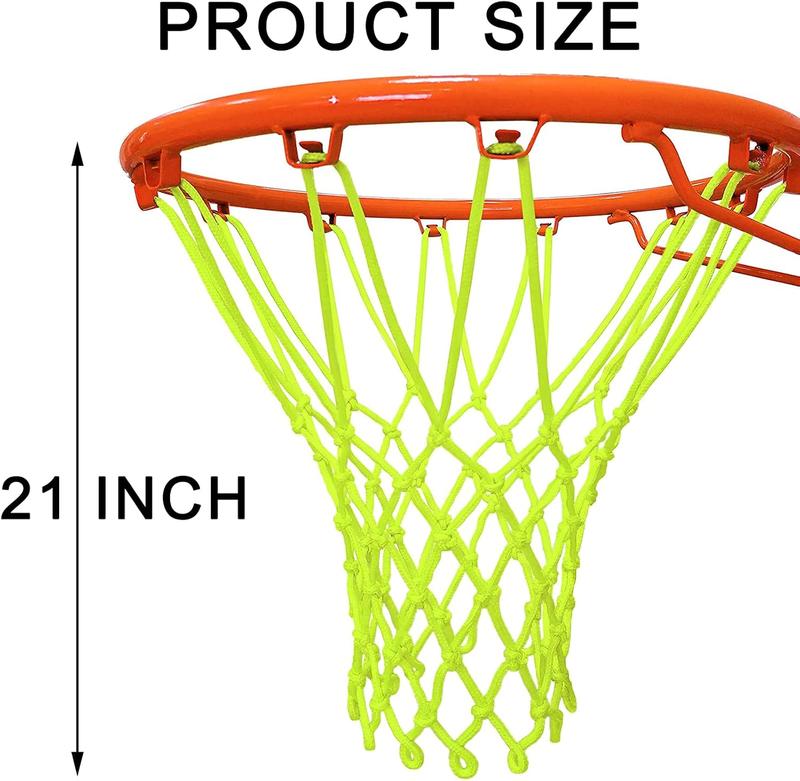 Glow Basketball Net, Nightlight Basketball Net Luminous Outdoor Portable Sun   Nylon