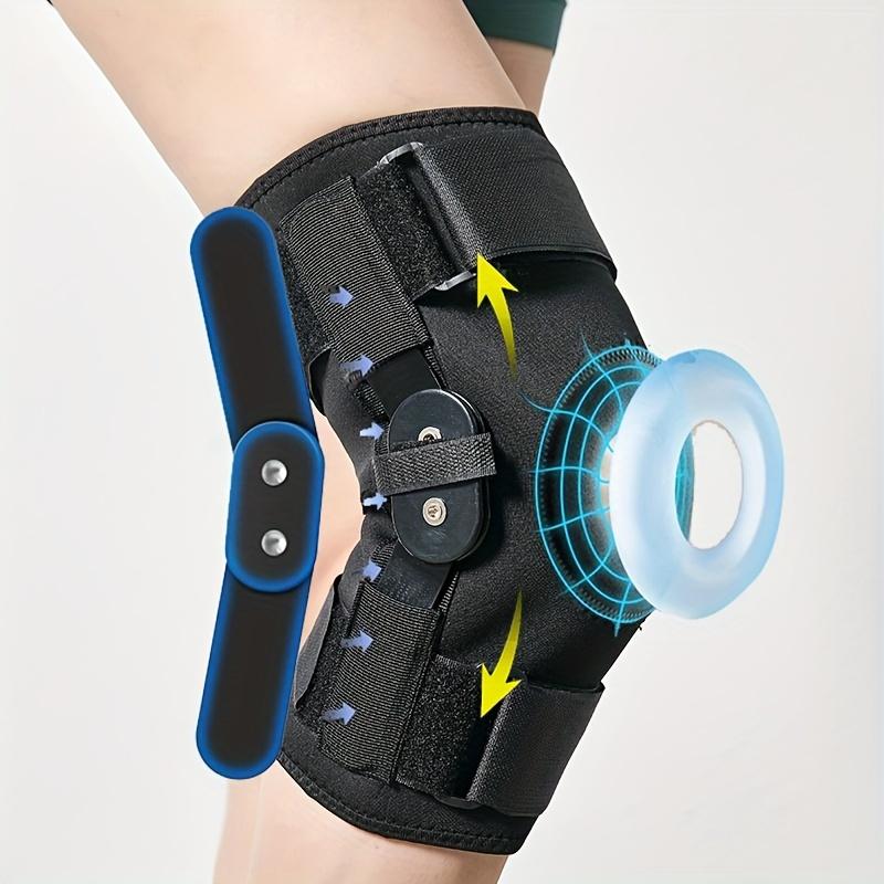 1pc Knee Brace With Steel Plate Support, Double-strap Knee Joint Protector For Rehabilitation, Leg Protector, Prevent Joint Movement! Order A Size Up!