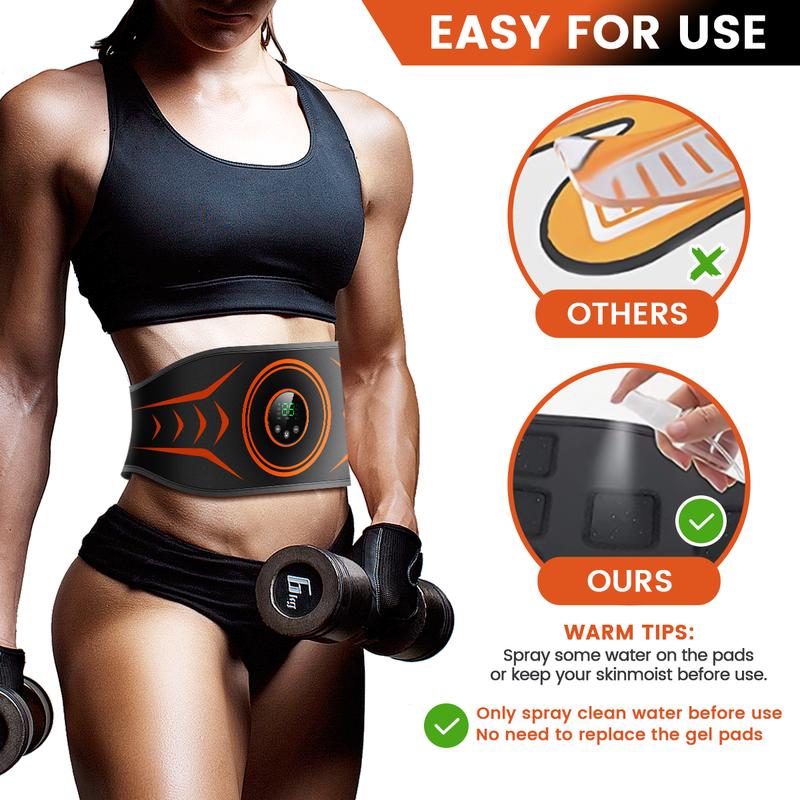 Abdominal Toning Belt Muscle Toner - ABS Stimulator for Effective Fitness Training