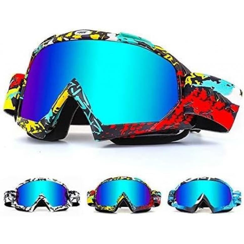 Zsling OTG Ski Snow Goggles, UV Protection Anti Fog Snowboard Goggles for Men Women Youth