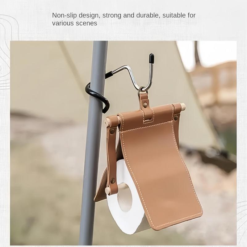 Outdoor Camping Pole Hook, 3 Counts Multifunctional Non-slip Camping Pole Hook, Suitable for Hanging Light, Clothes and Accessories