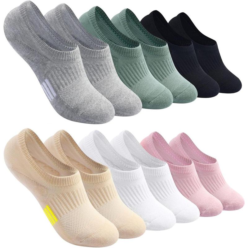 No Show Socks Womens Cushioned Low Cut Athletic Hidden Liner for Sneakers Ankle Invisible Running Socks 4 6 Pairs