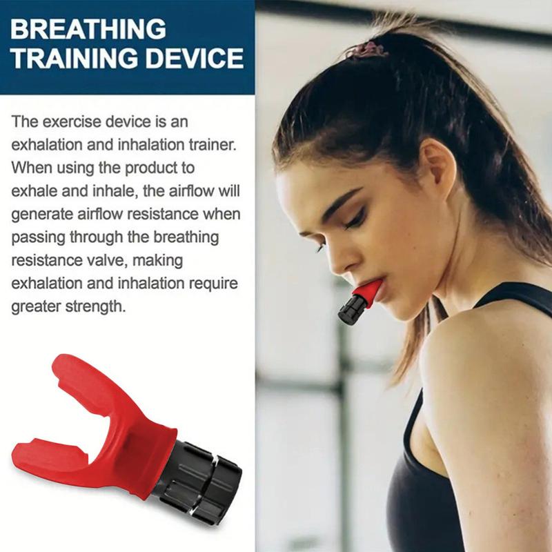 Adjustable Y-shaped Breathing Trainer, Portable Silicone Lung Training Tool, Breathing Exercise Tool for Home Gym Workout, Christmas Gift