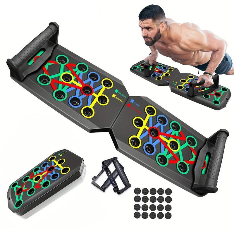 Push-up Board, 1 Set Push-up Training Board, Home Push-up Training Board,Chest Muscle Abdominal Muscle Training Equipment for Men & Women Christmas Gifts