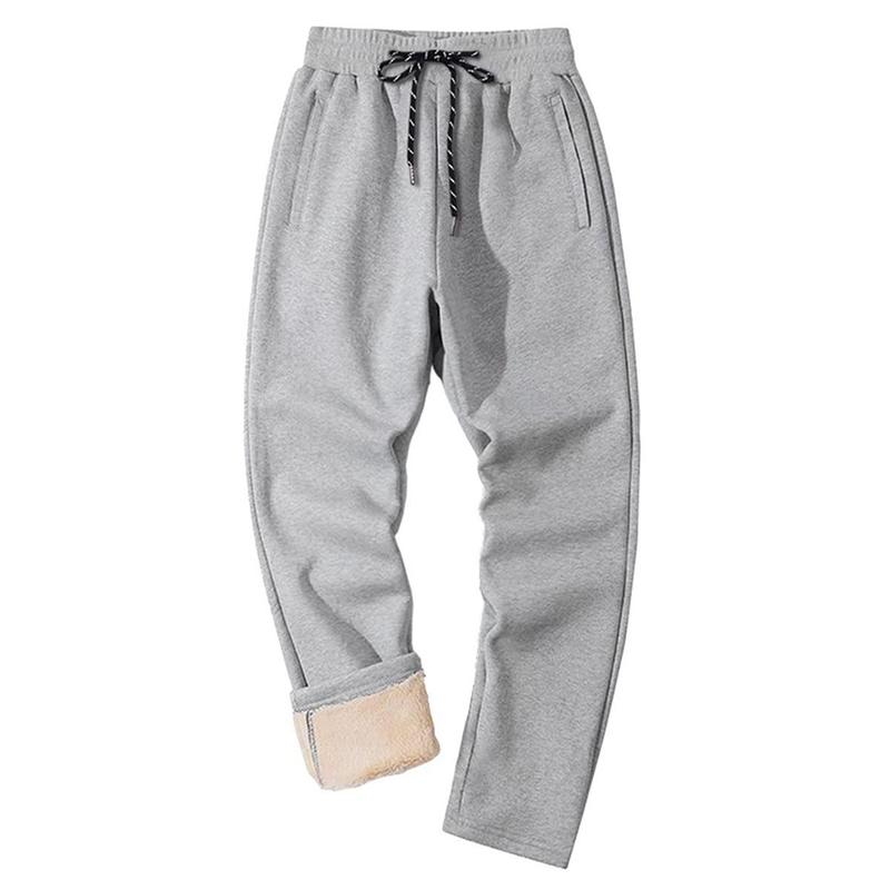 MAGCOMSEN Men's Winter Fleece Pants Sherpa Lined Sweatpants Thicken Warm Athletic Pants Sports Jogger Pants