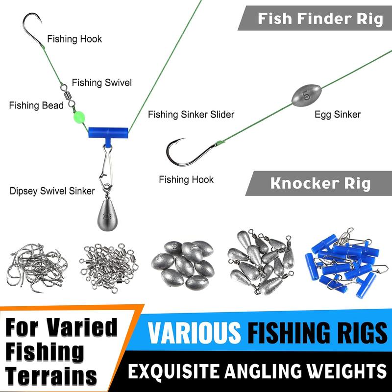 472 count Fishing Accessories Kit,  Fishing Tackle Box with Tackle Included, Fishing Gifts for Men Included Fishing Hooks, Weights, Fishing Pliers,Fishing Gear and Equipment for Bass Trout