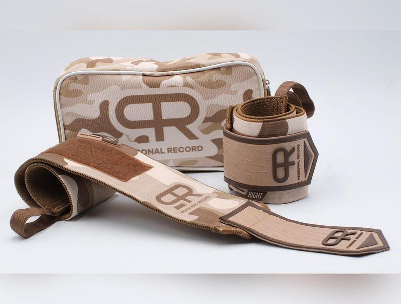 Personal Record Heavy Duty Premium Wrist Wraps - PR901 - Sand Camo